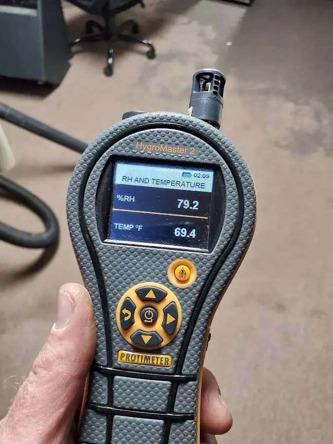 Moisture meter humidity assessment for Mold Remediation & Removal in Country Club